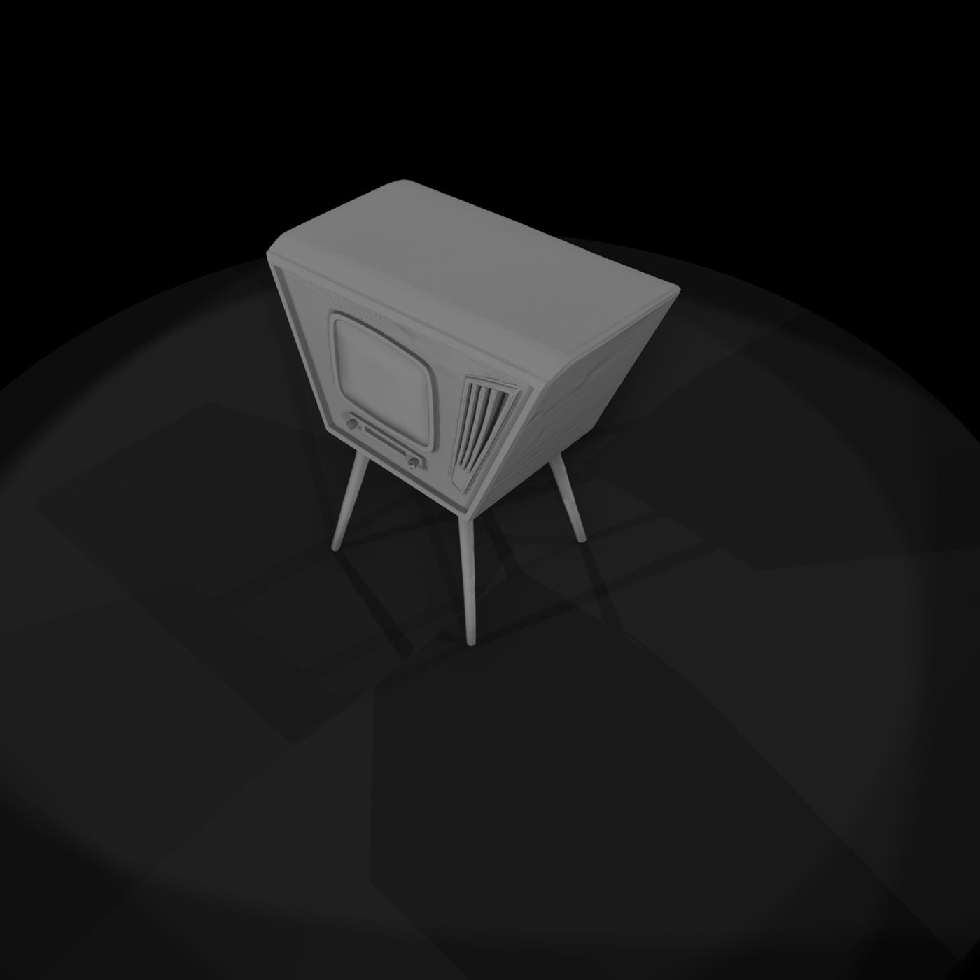 retro-television-3d-model