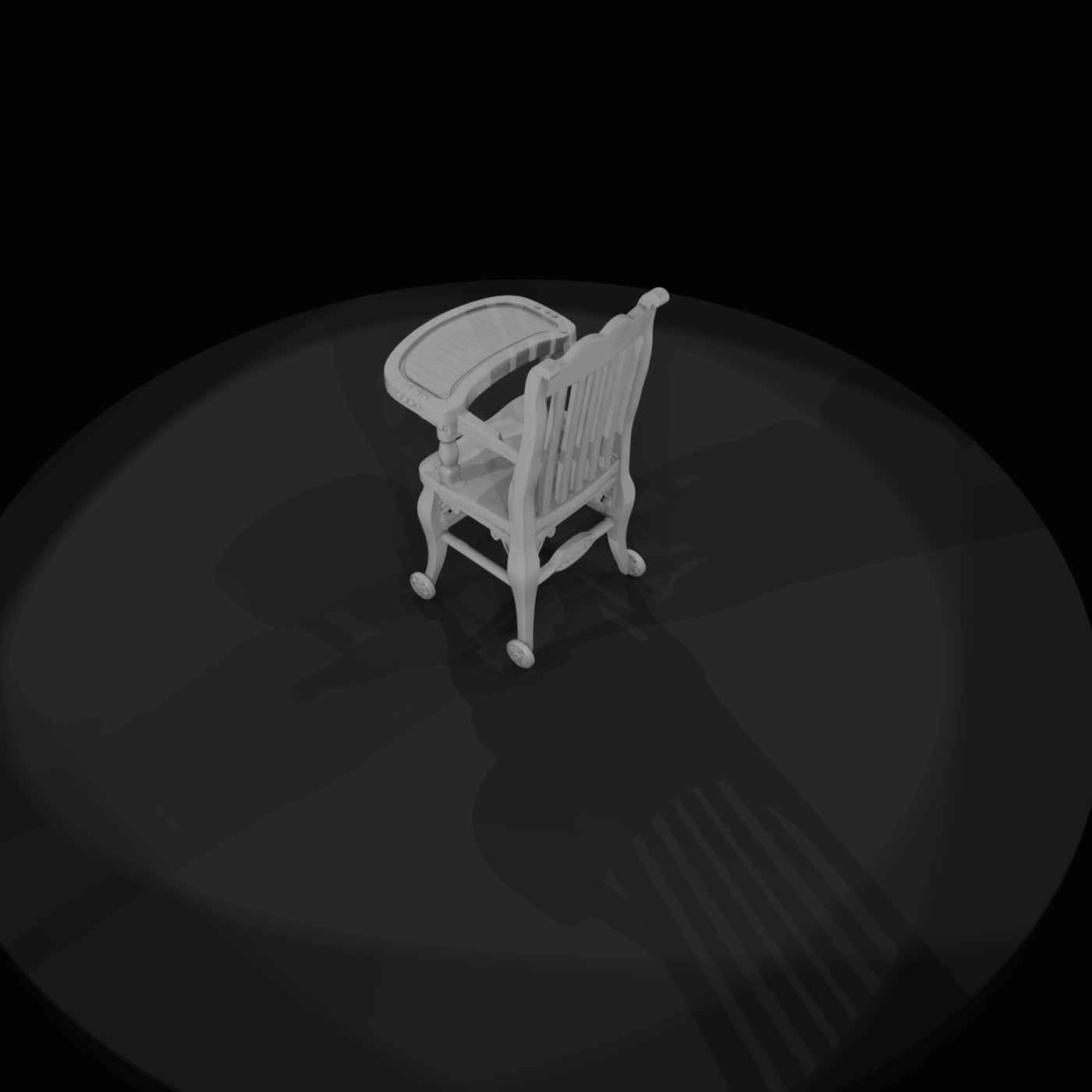 antique-wooden-high-chair
