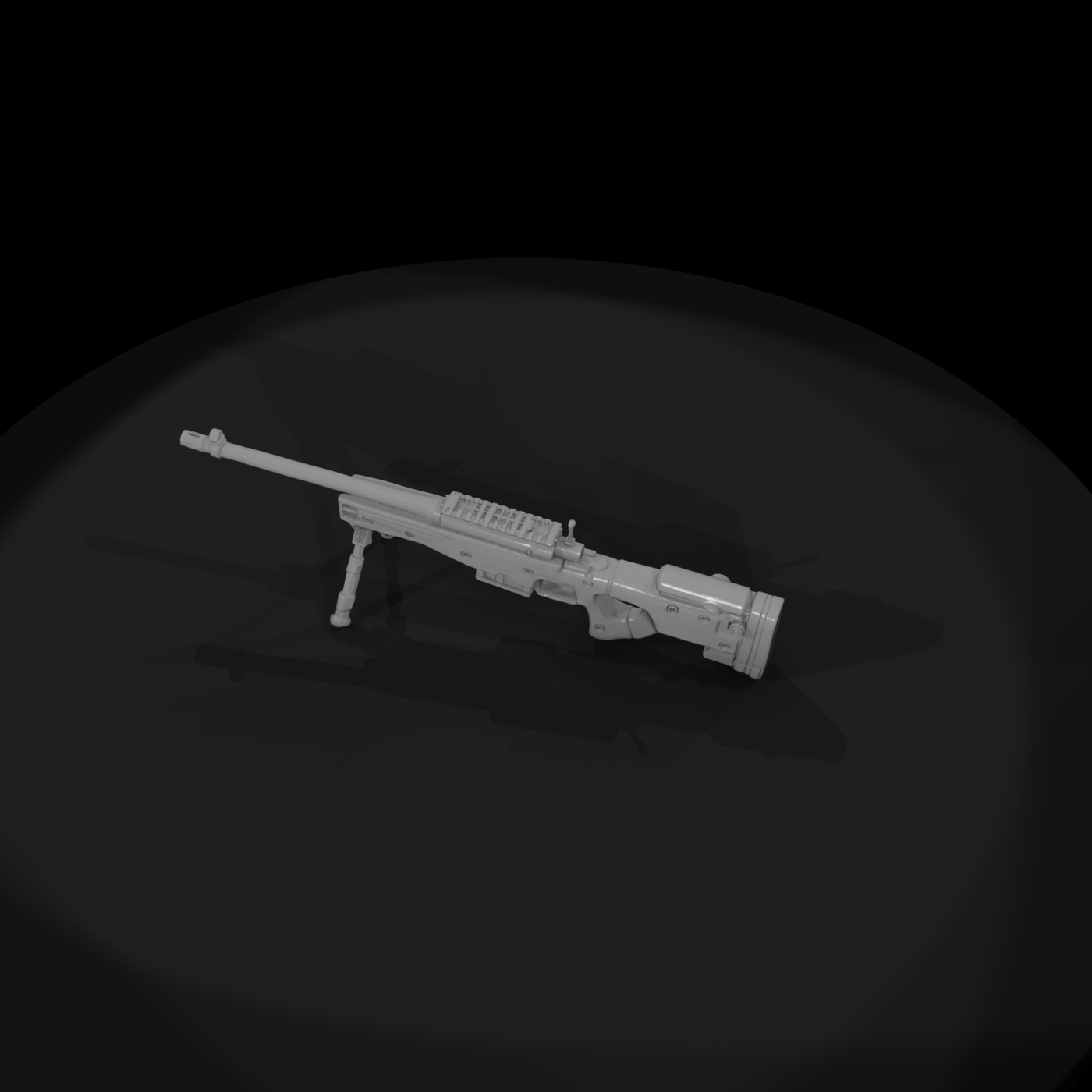 AWM Bolt-Action Sniper Rifle