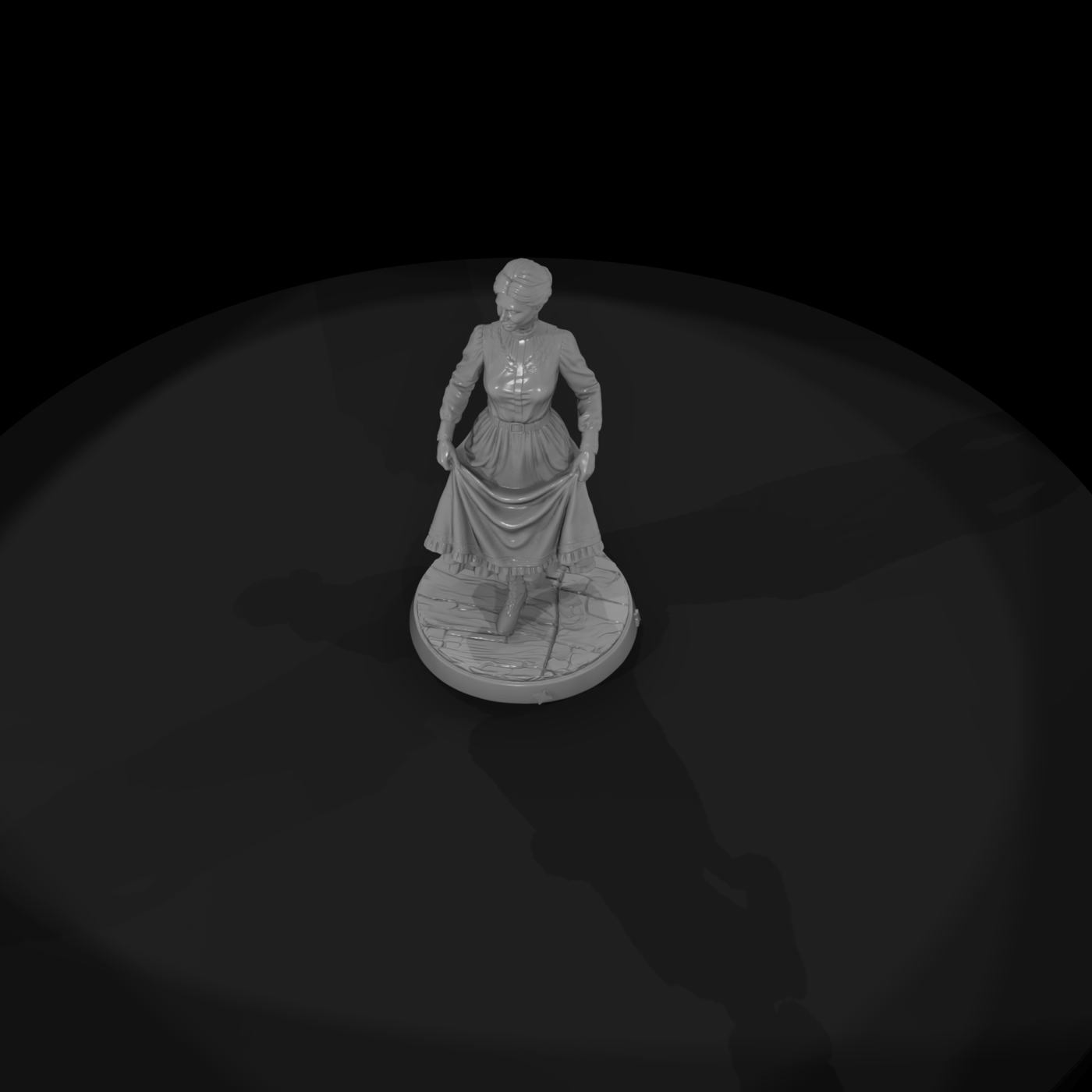 Ww 0230 Townsfolk Skirt Dancer