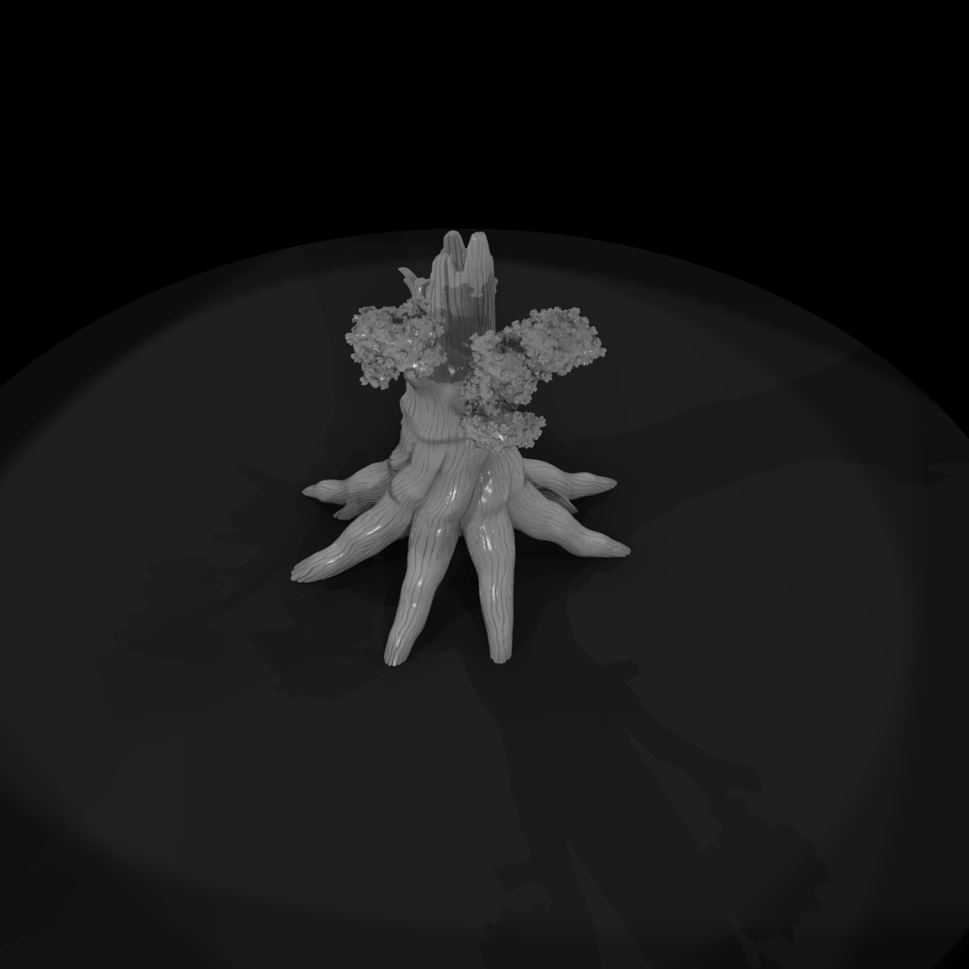 Stylized Ancient Tree Stump