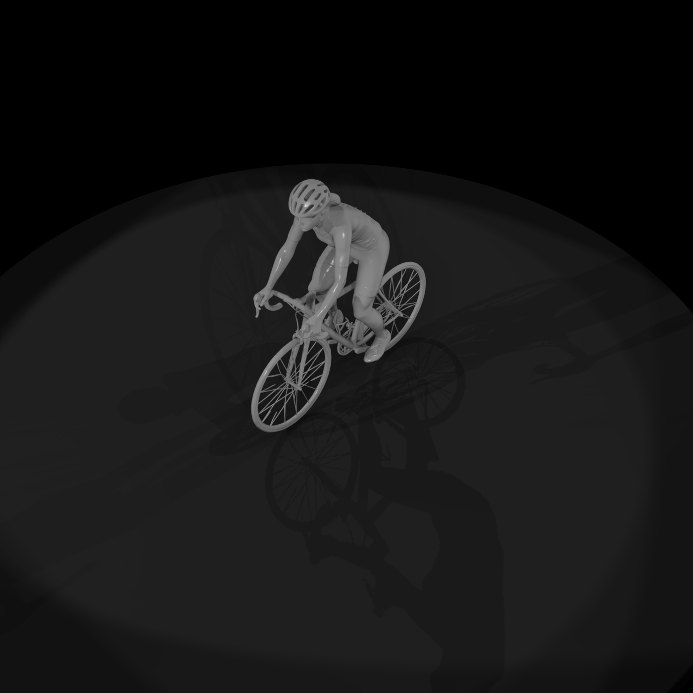 0085 Sports Cyclist Road F