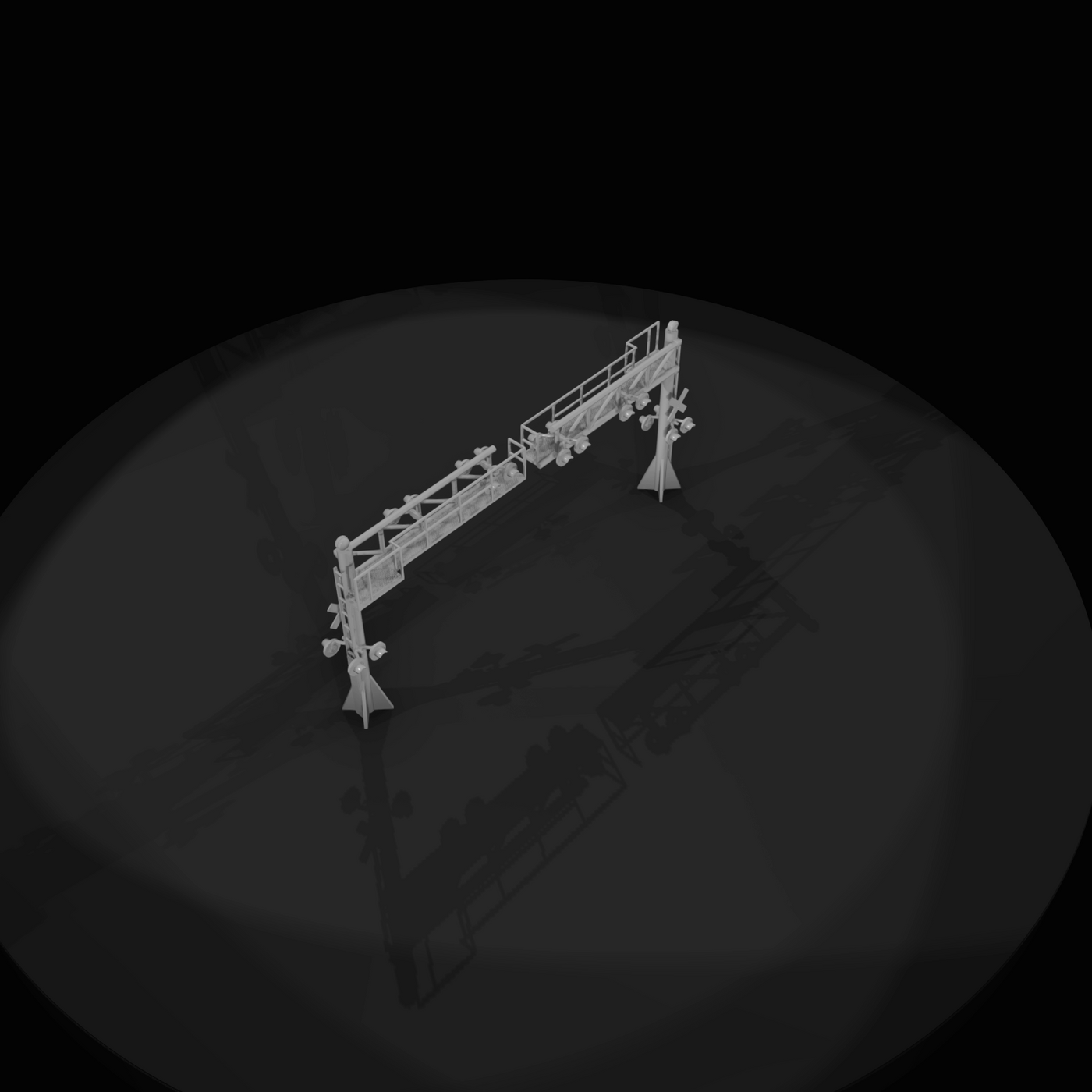 Railroad Grade Crossing Signal Gantry