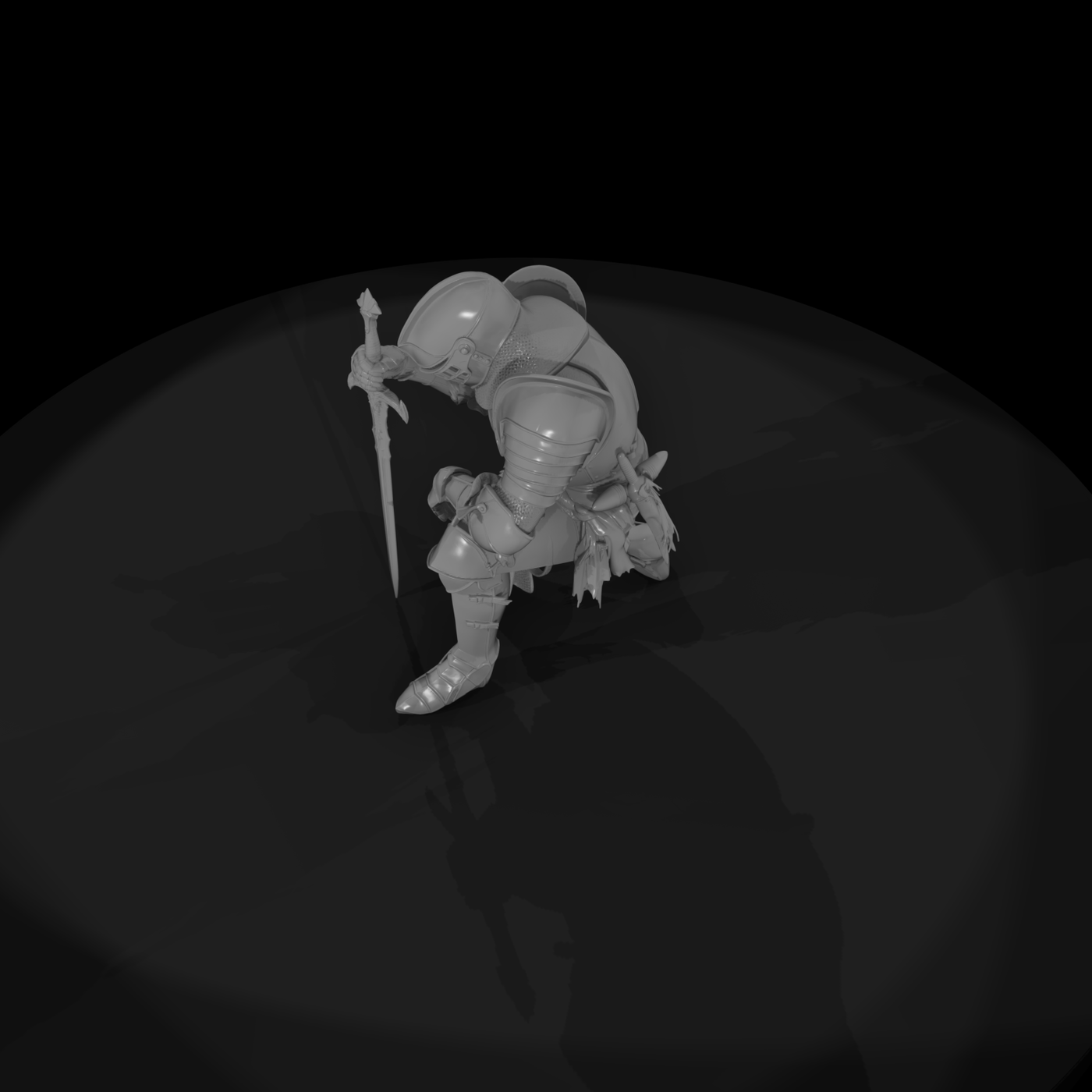 20260612 Armored Knight Kneeling Sword 9C29F26Cb2