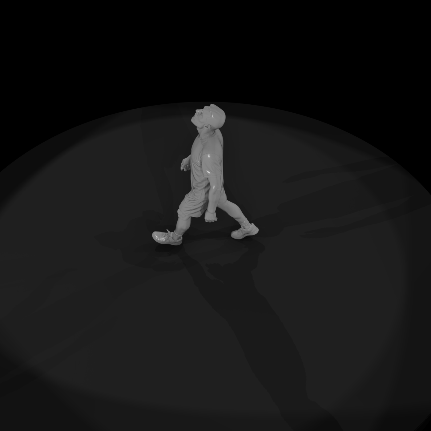 Hacky Sack Player Mid-Game