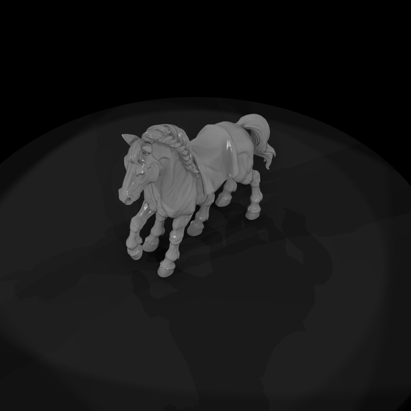 Myth 0327 Mythology Sleipnir Miniature Figure