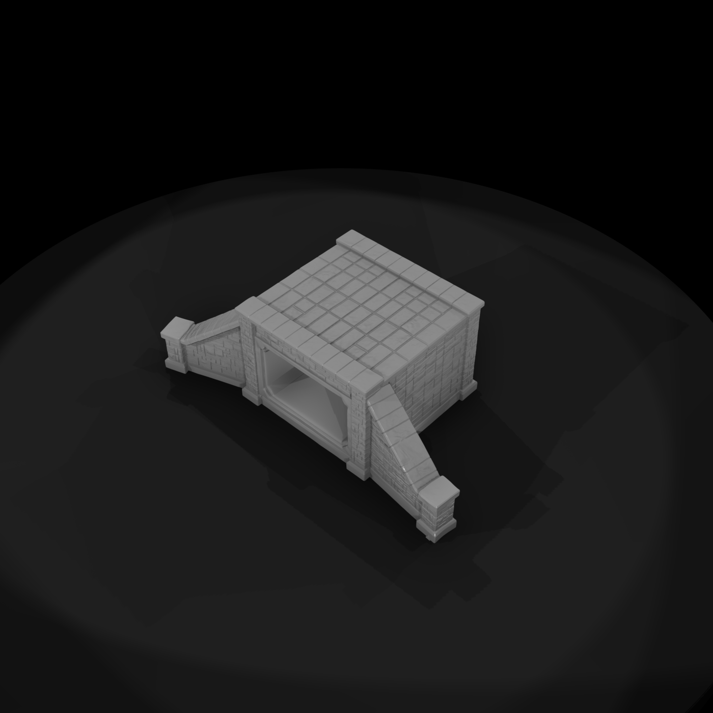 Stone Box Culvert with Wing Walls