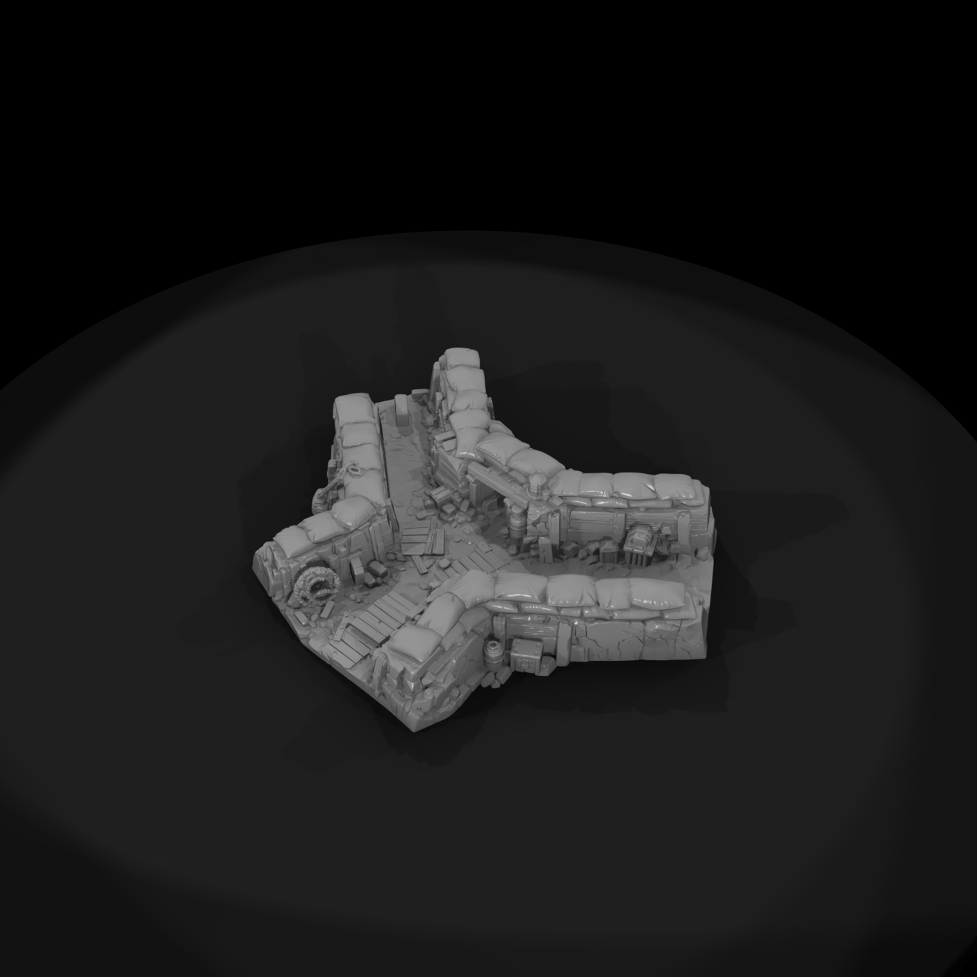 Trench Junction Fighting Position
