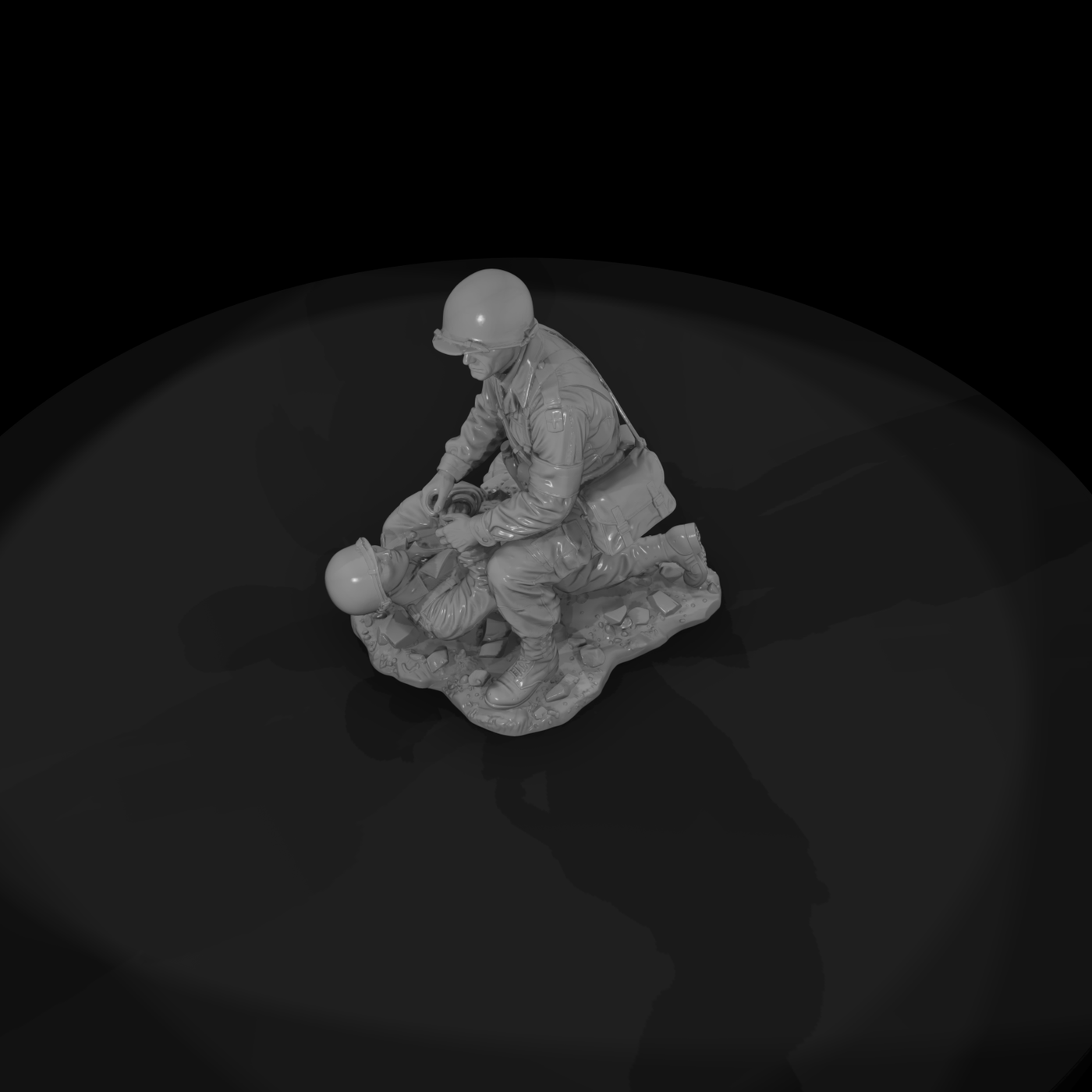 Ww2H 015 United States Army Combat Medic