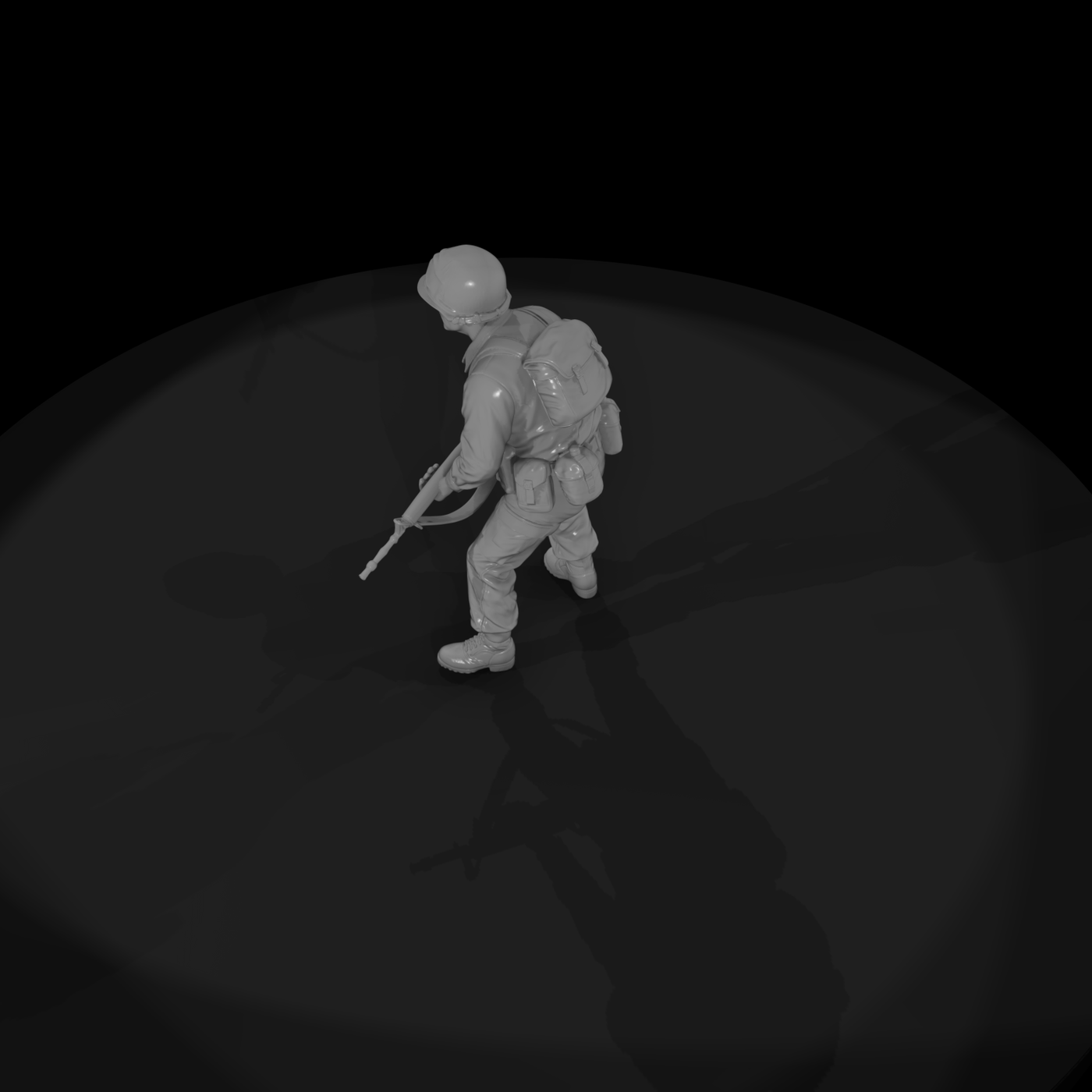 Vn Army 097 Vietnam U S Army Rifleman Figure