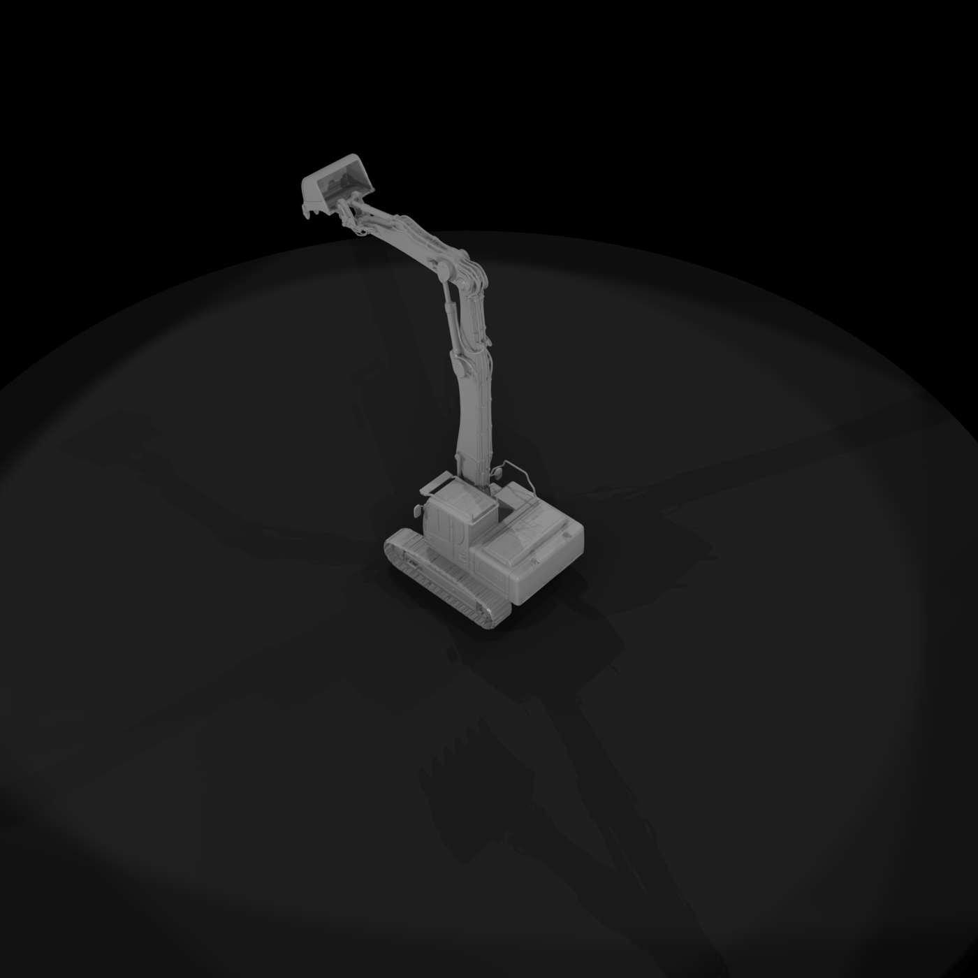 20260612 White Long Arm Excavator 33F137C610