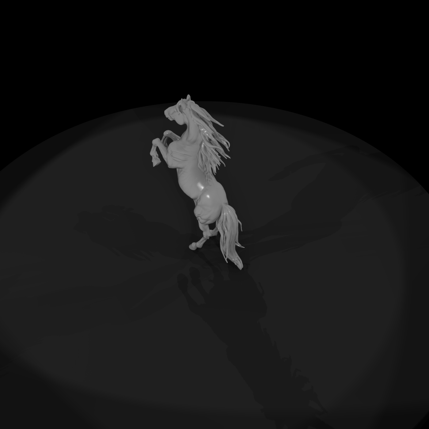 Cream Horse