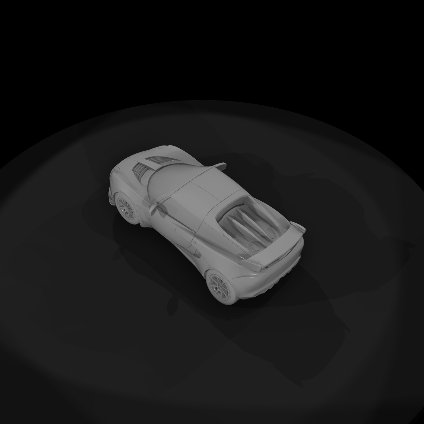 Track Sports Car ( Clay Study)