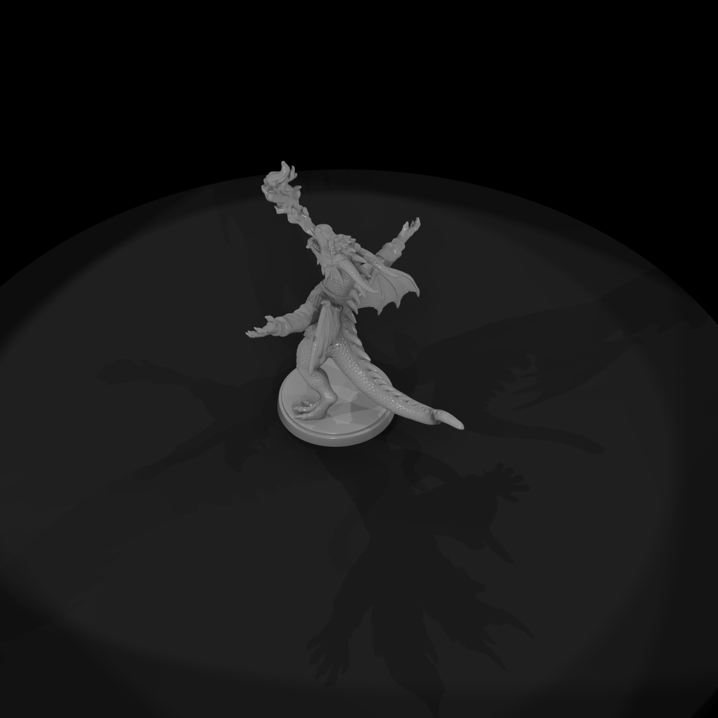 Fire-Breathing Blue Dragon Mascot