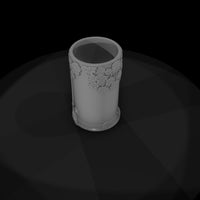 art_nouveau_embossed_cylinder_vase_m00auyto — thumbnail 6