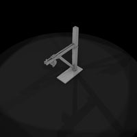 rustic_industrial_pulley_jib_crane_3d_model — thumbnail 7