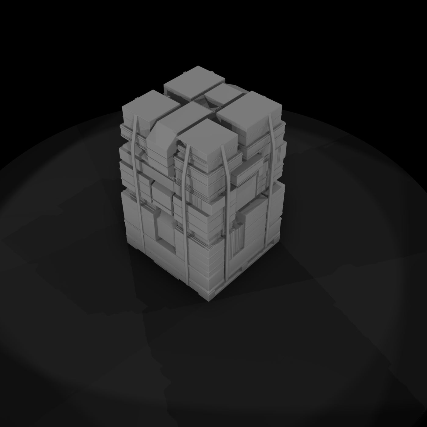 stacked-pallet-cargo-industrial-crates-on-pallet-741509