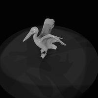 stylized-pelican-figurine-3d-model — thumbnail 6