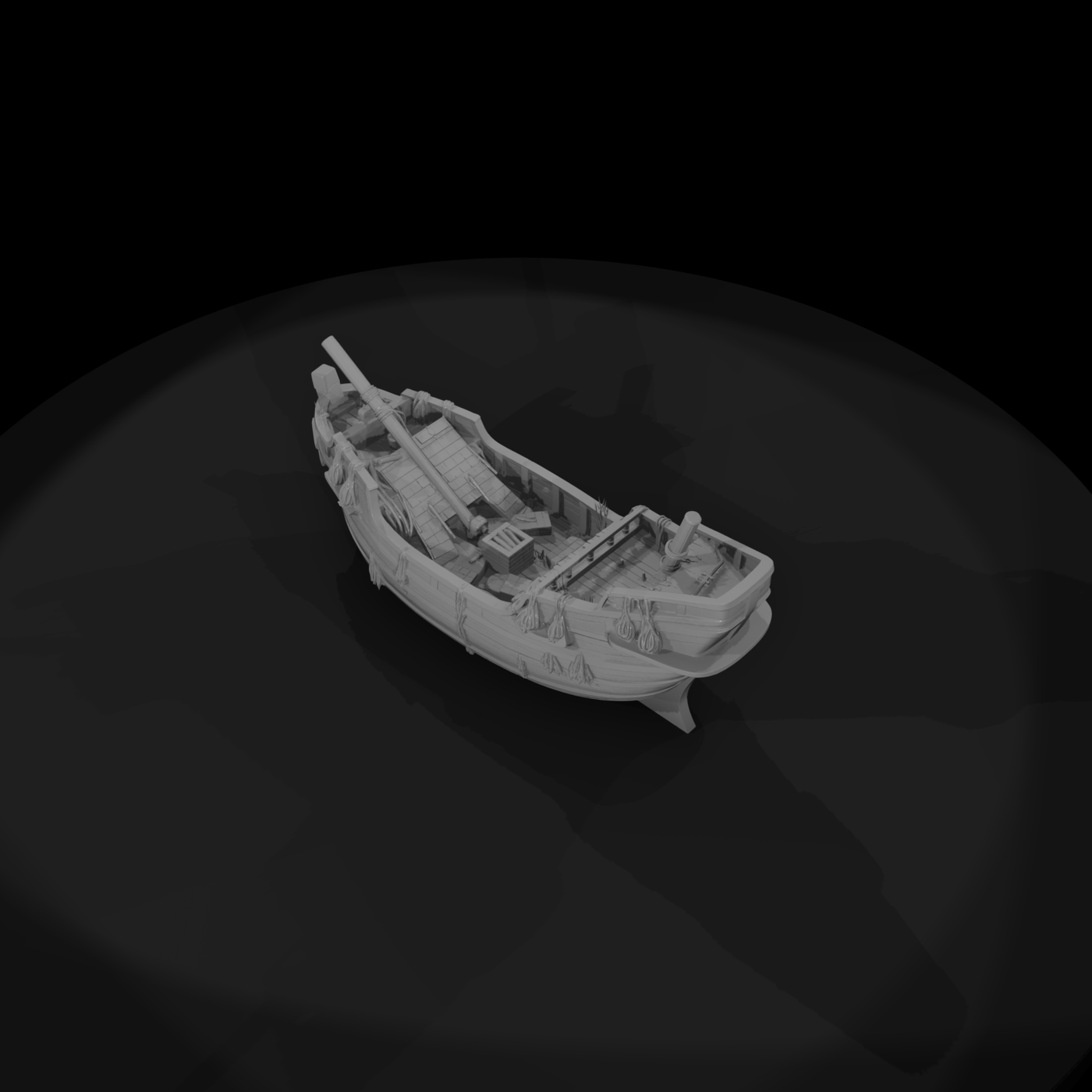 Wrecked Pirate Galleon — Ship Wreck ( Compatible)