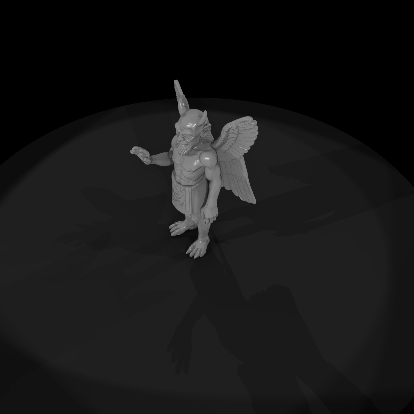 Myth 0385 Mythology Pazuzu Miniature Figure