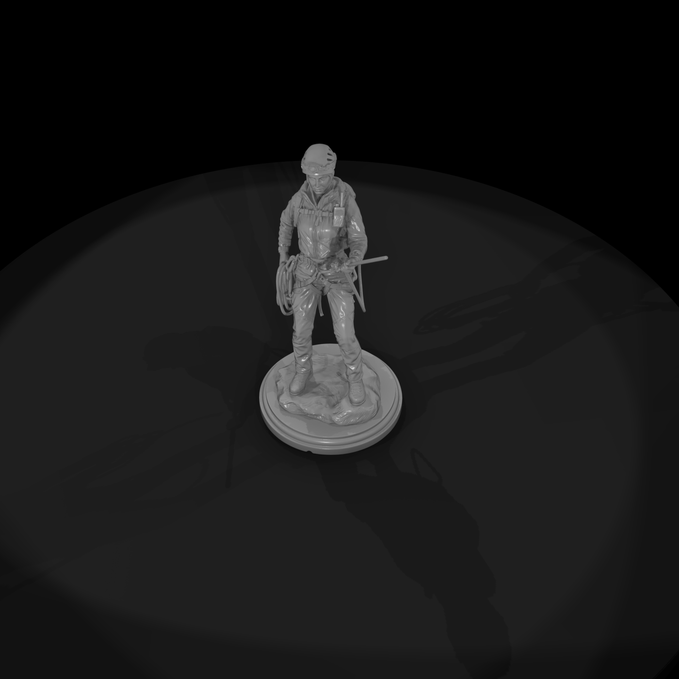 Poparc 0100 Mountain Rescue Climber Alternate Pose