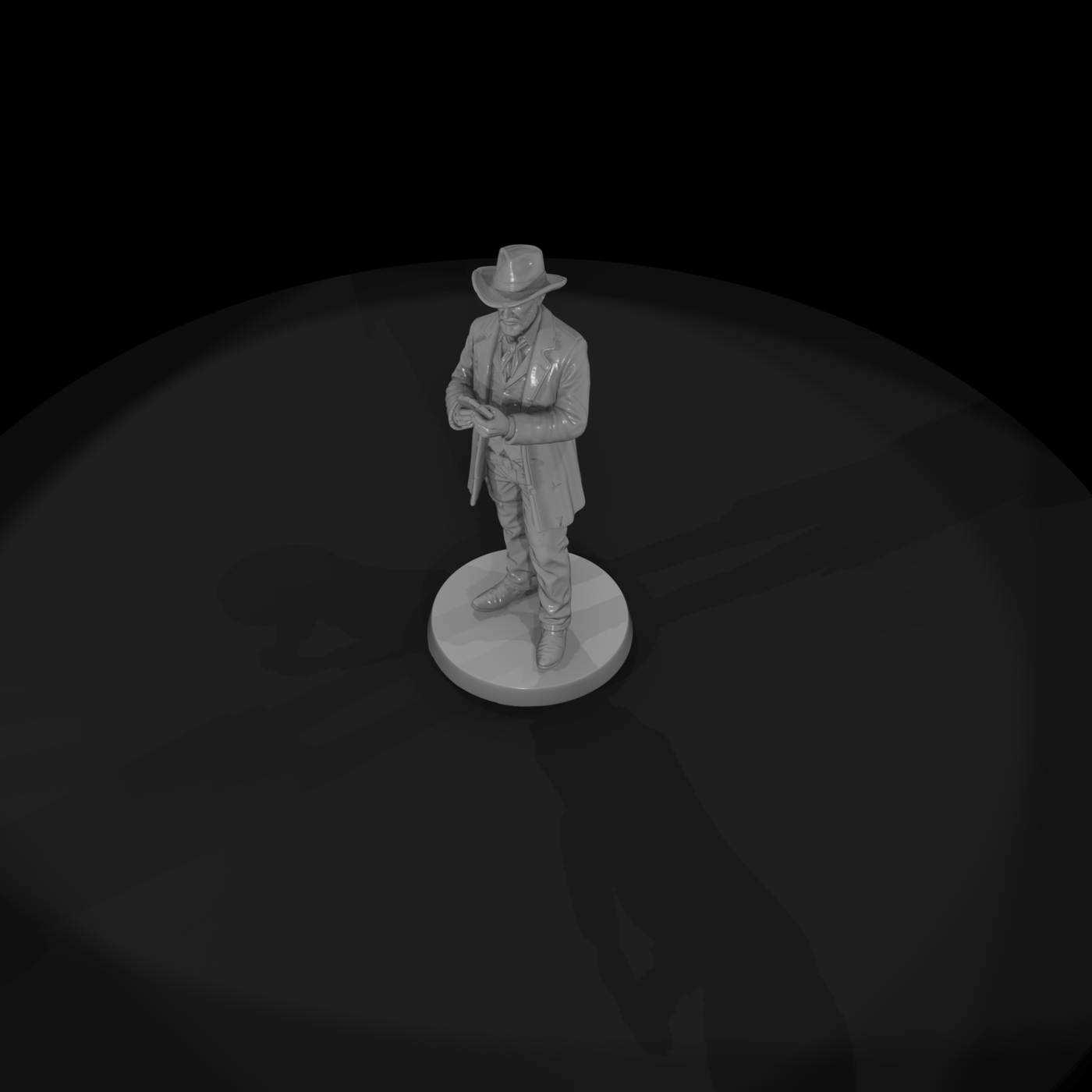 Ww 0240 Townsfolk Saloon Cardplayer