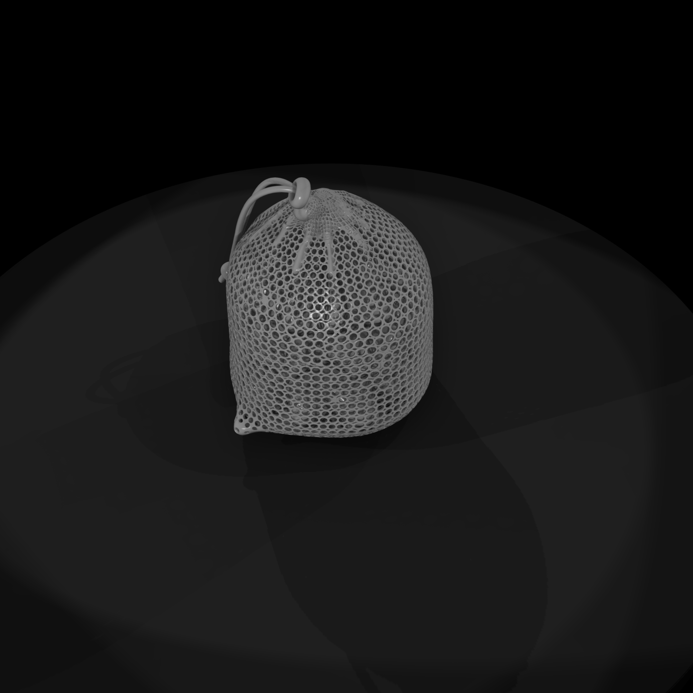 Stylized Drawstring Pouch
