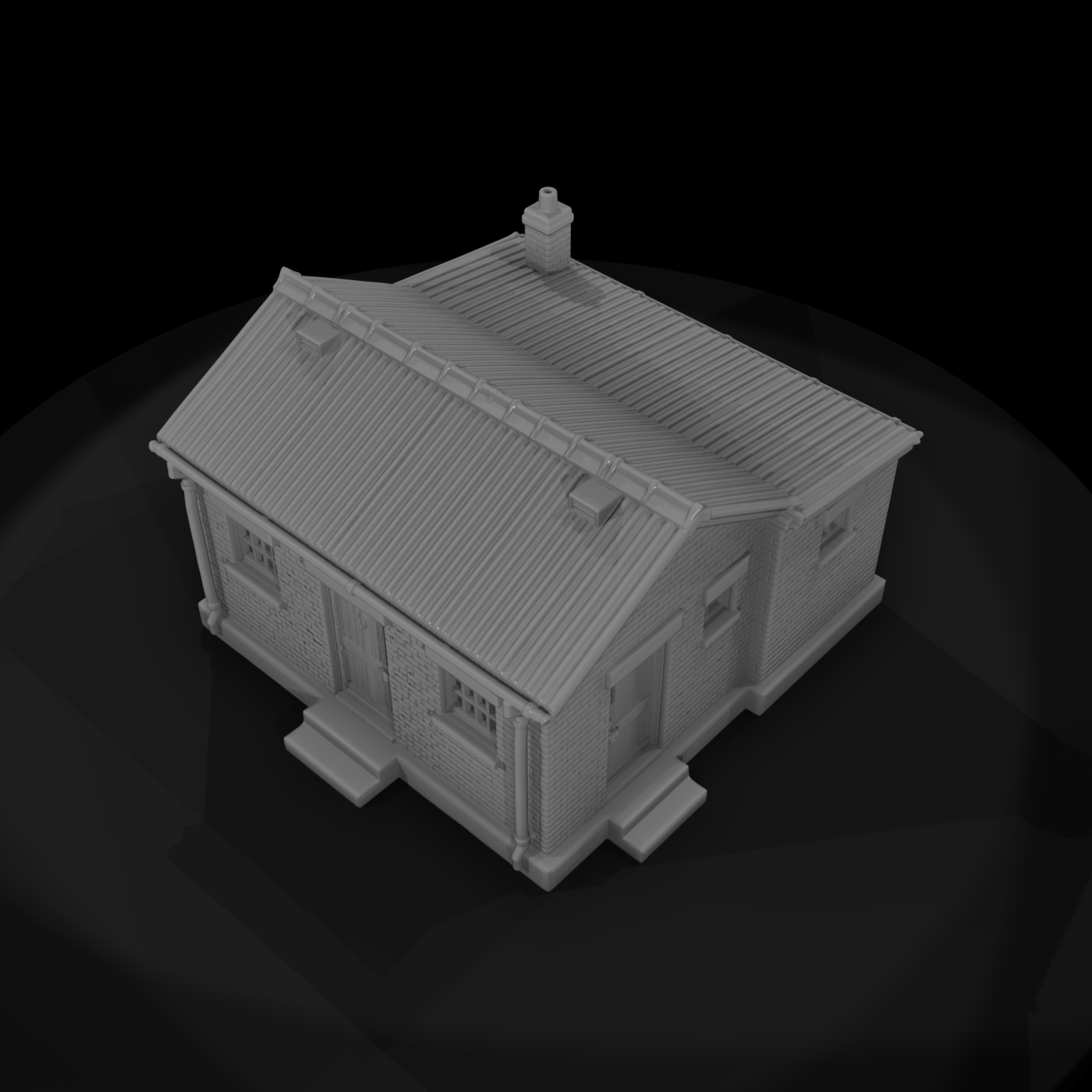 Wartime Brick Decontamination Block