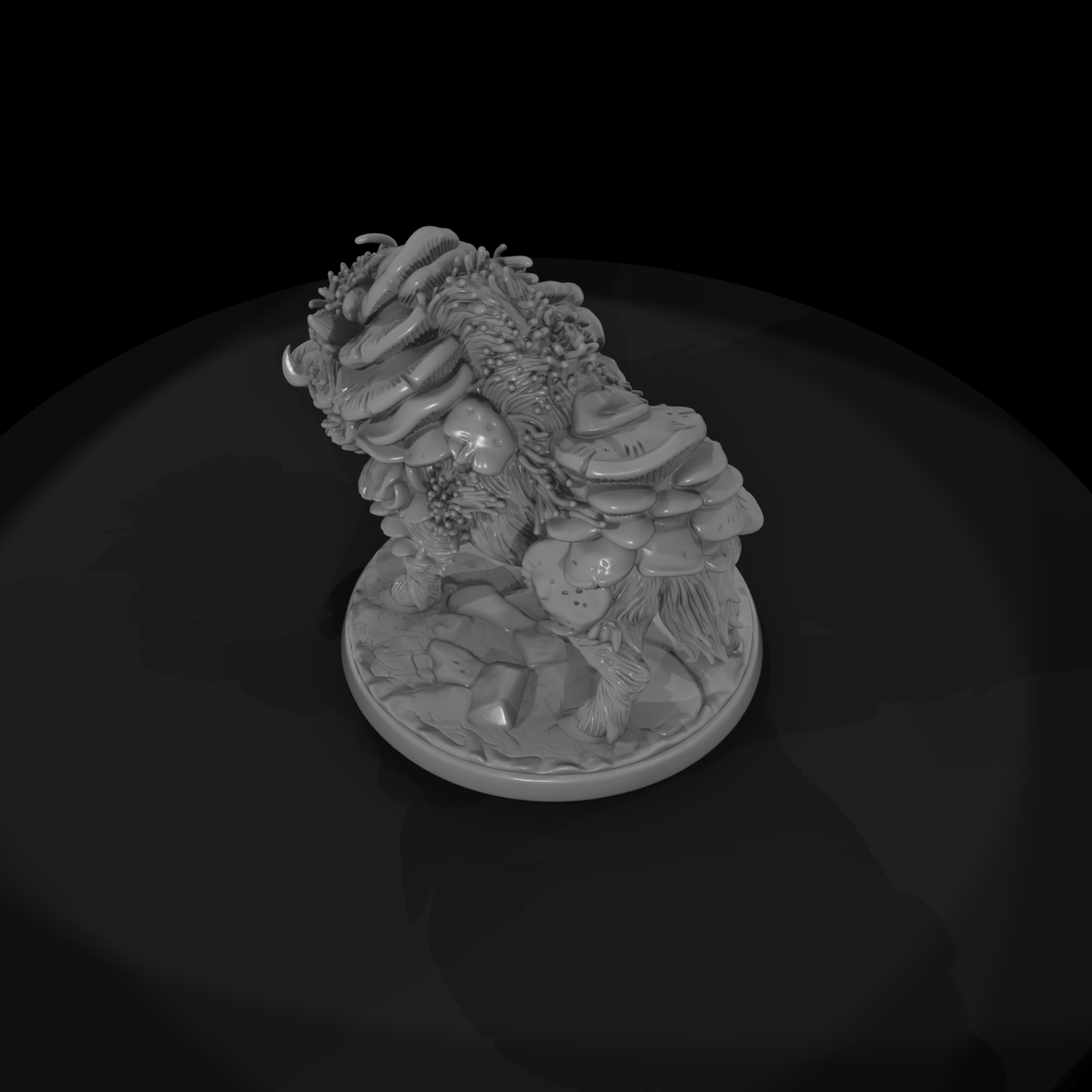 Fungal Boar Fantasy Beast