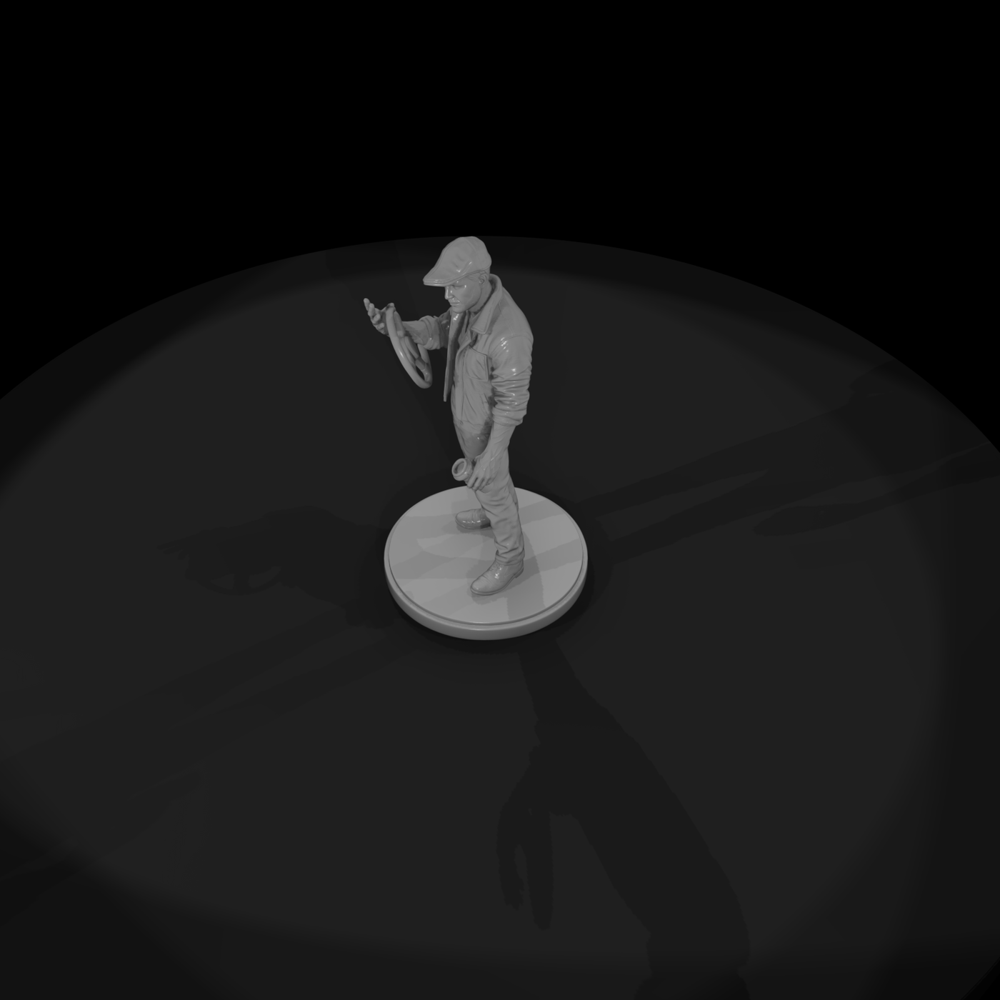 Poparc 0091 Midnight Cab Driver Alternate Pose