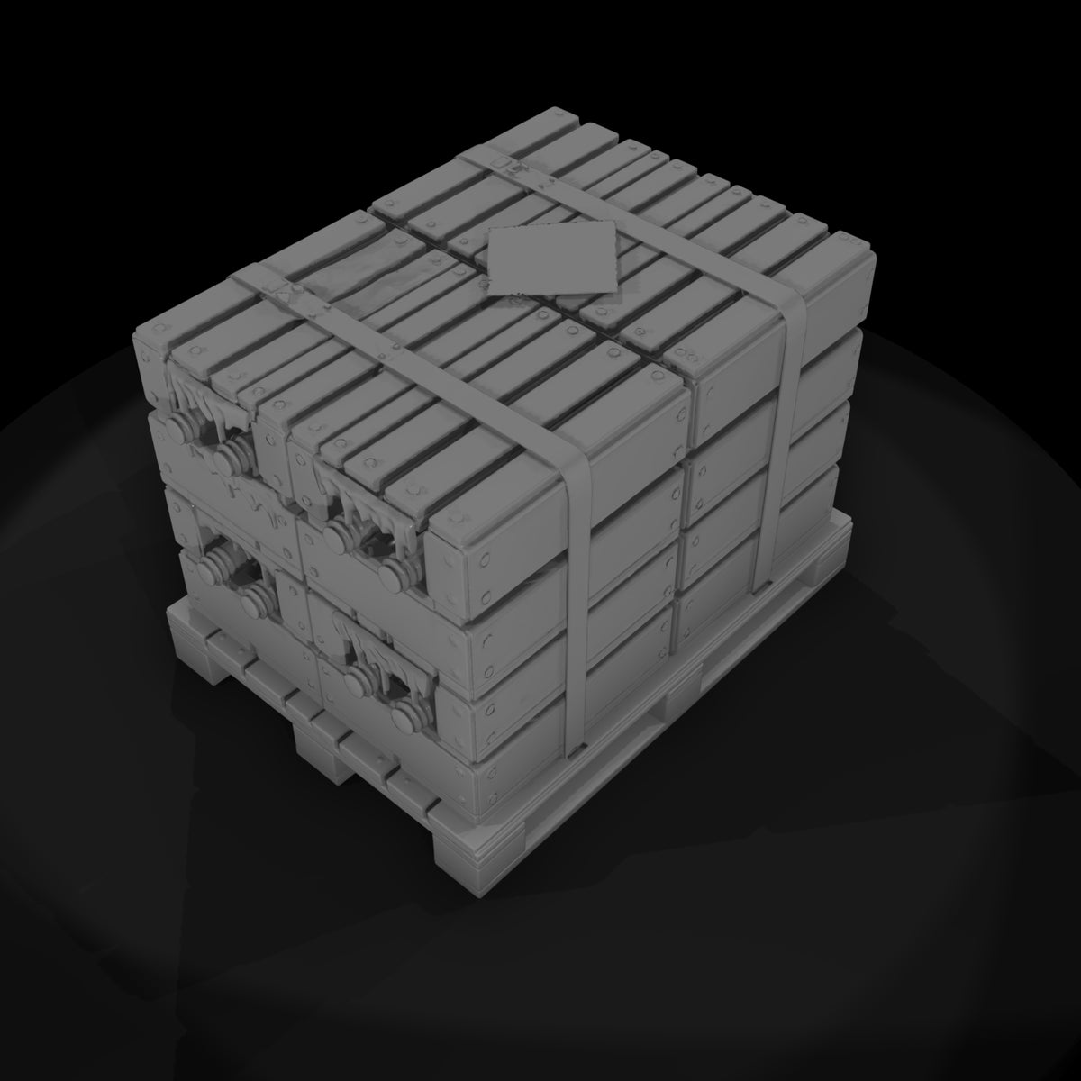stacked-crates-on-pallet-with-securing-straps-250084