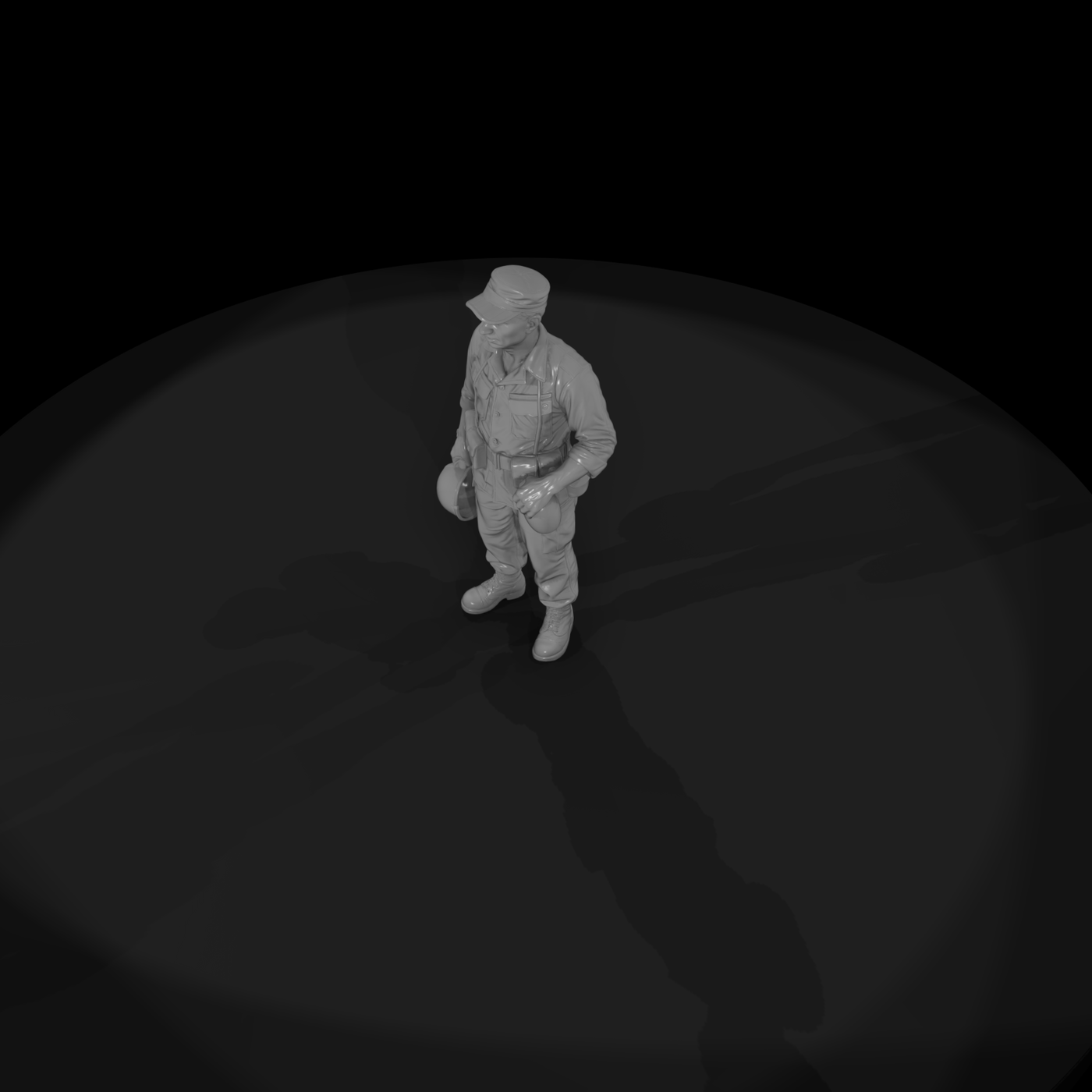 Vn Army 032 Vietnam U S Army Resting Soldier Figur