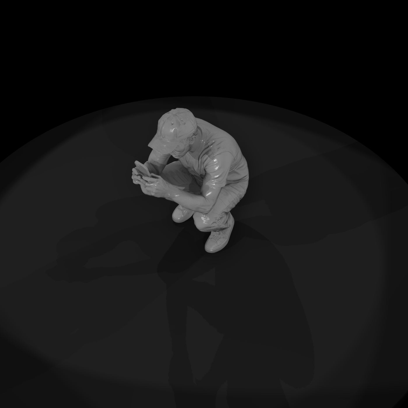 protestors-man-crouching-3d
