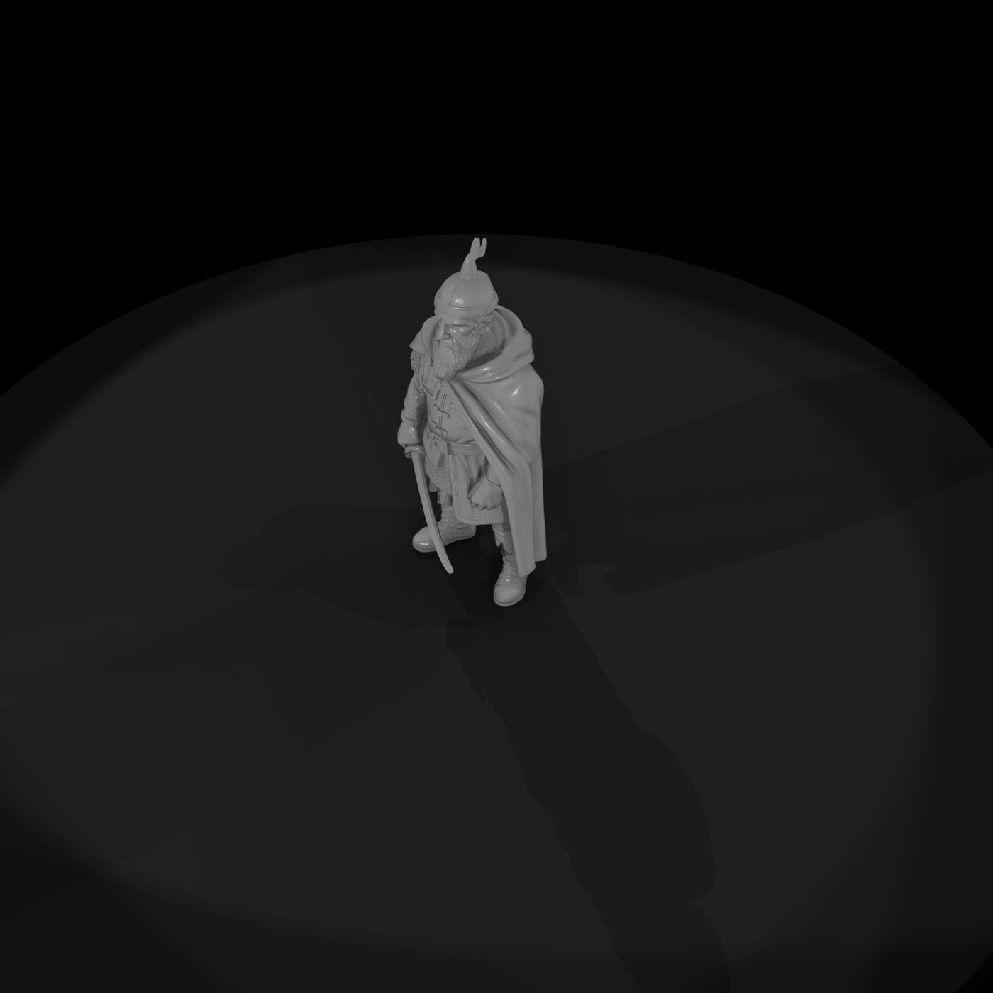 Hist 0097 Historical Skanderbeg Miniature Figure