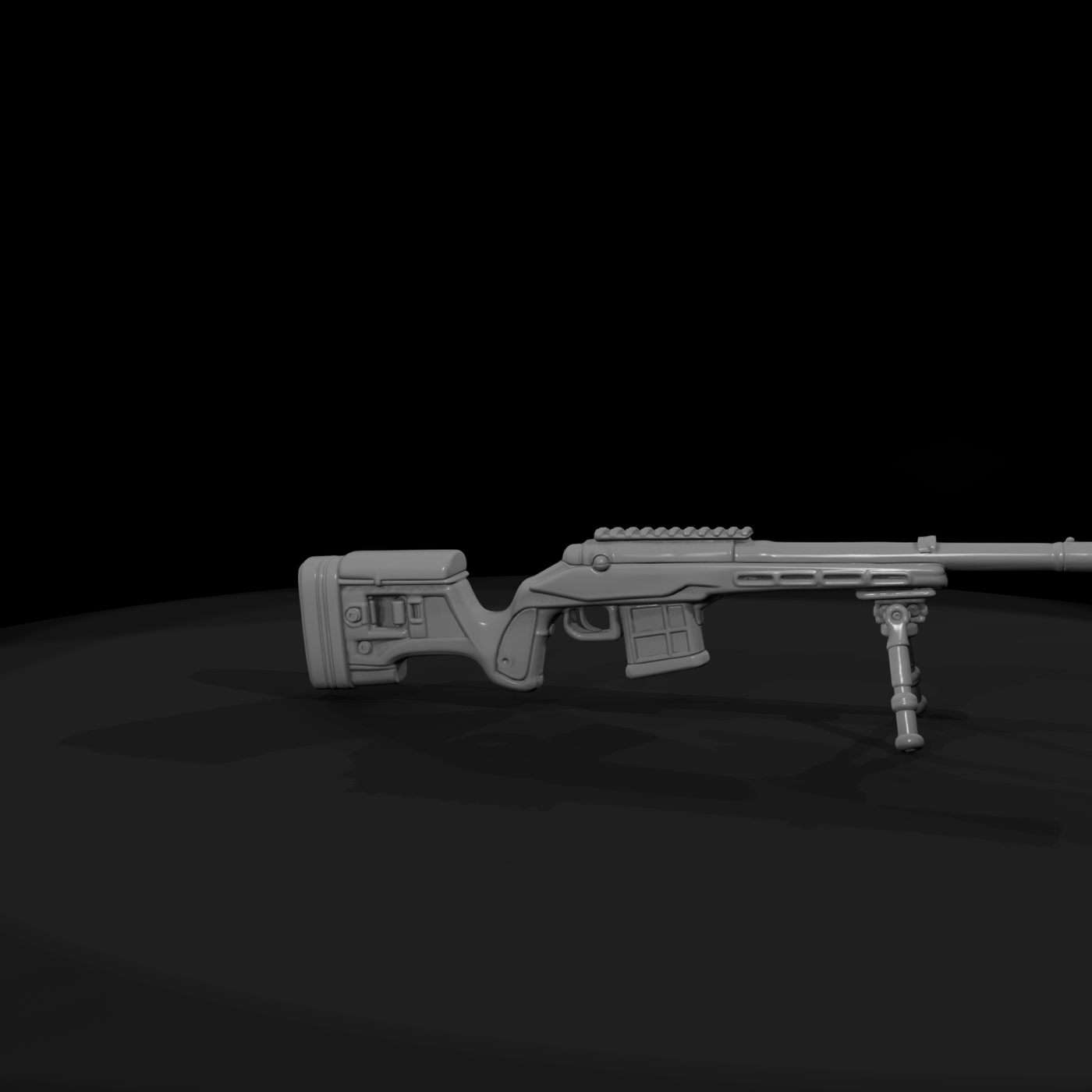 Bolt-Action Hunting Rifle