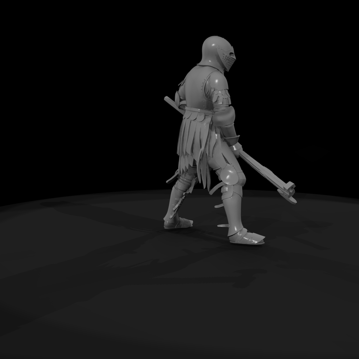 Medieval Full-Plate Knight