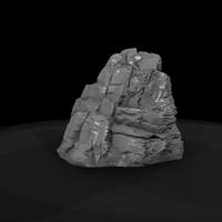 Red Rock Outcrop with Pool at the Base — thumbnail 9