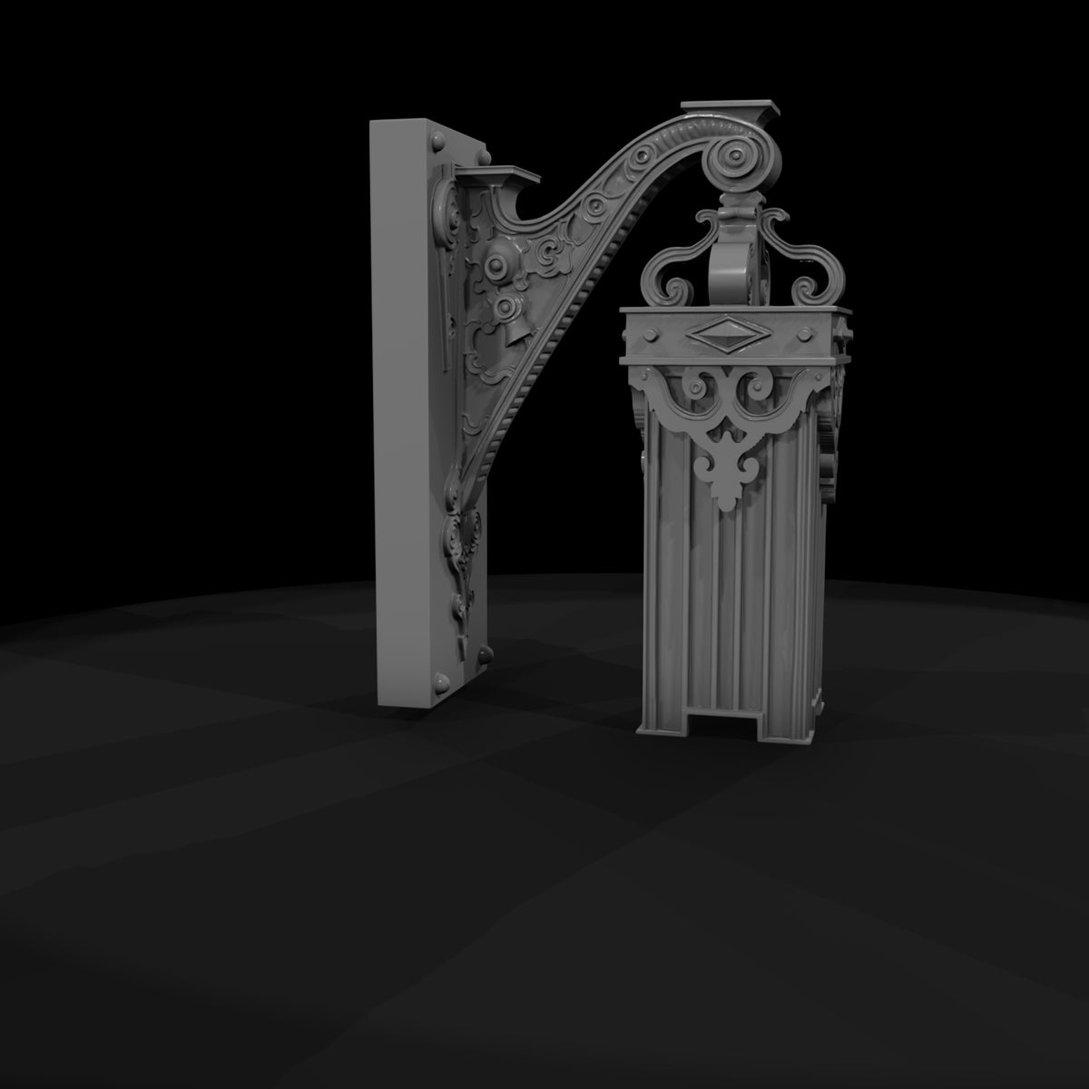 ornate-victorian-wall-sconce-bracket-corbel-836293
