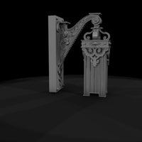 ornate-victorian-wall-sconce-bracket-corbel-836293 — thumbnail 8