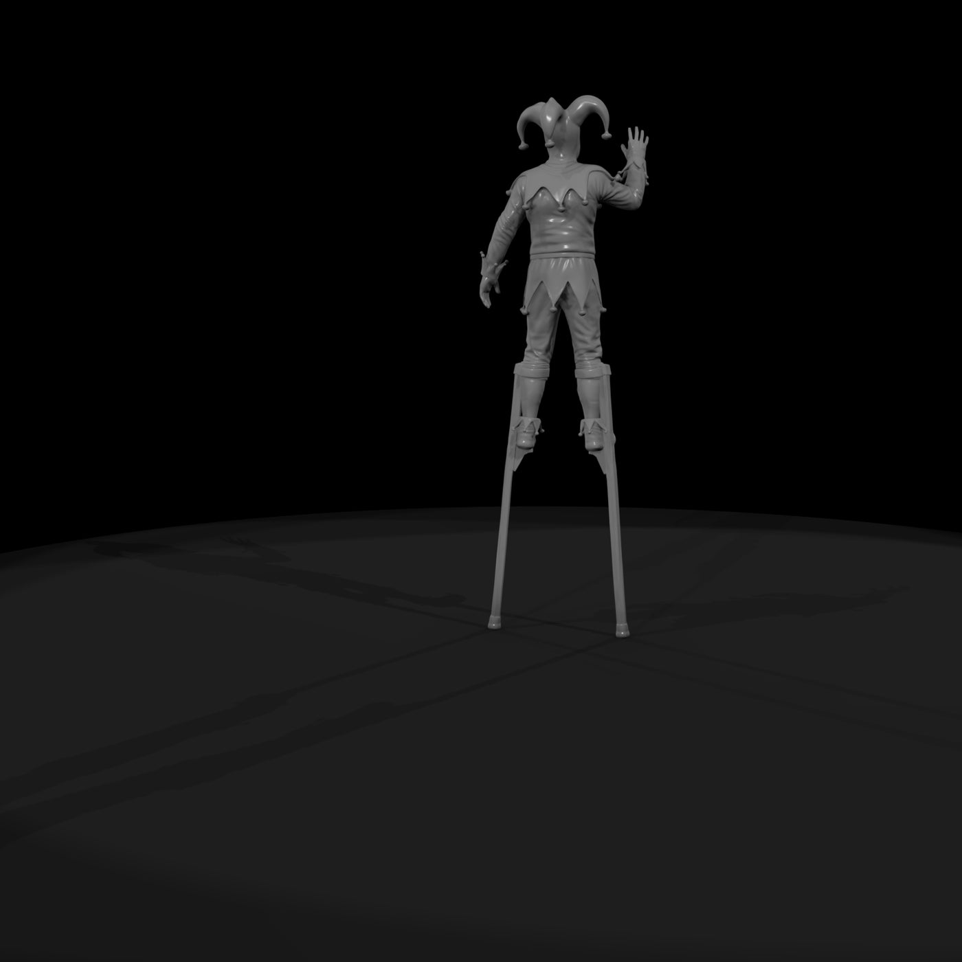 stilt-walker