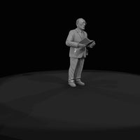 elderly-gentleman-miniature-holding-an-open-book-non-photograph-model — thumbnail 7