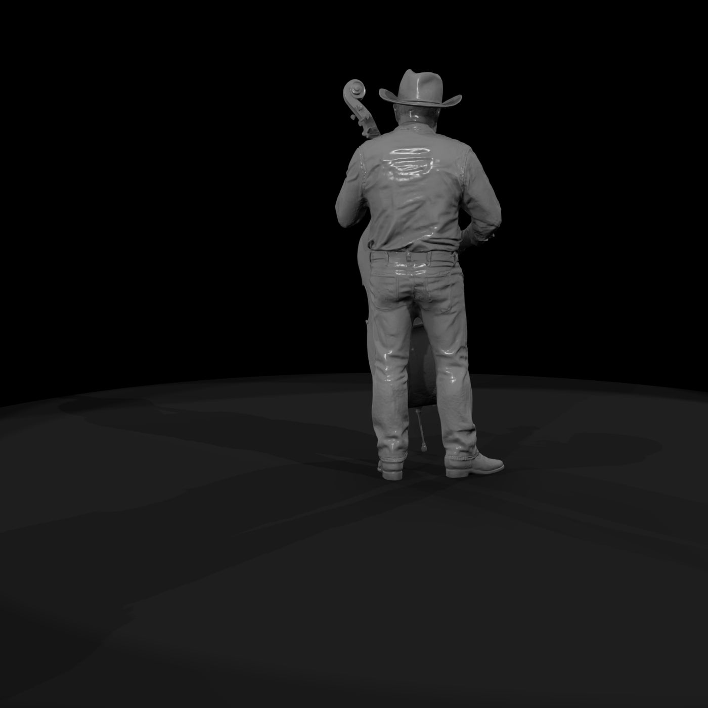 bluegrass-band-upright-bass-3d