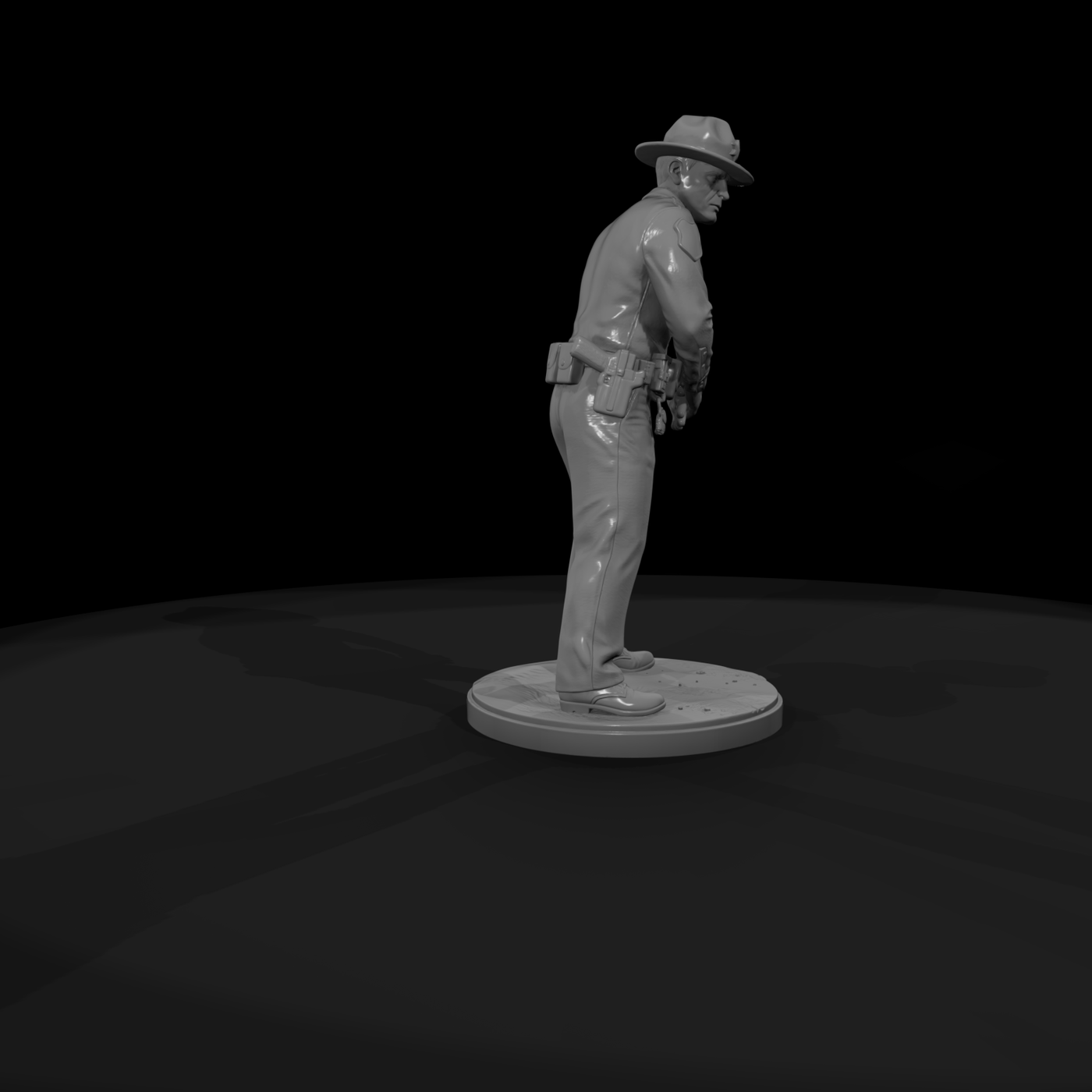 Modern Sheriff Deputy Making an Arrest