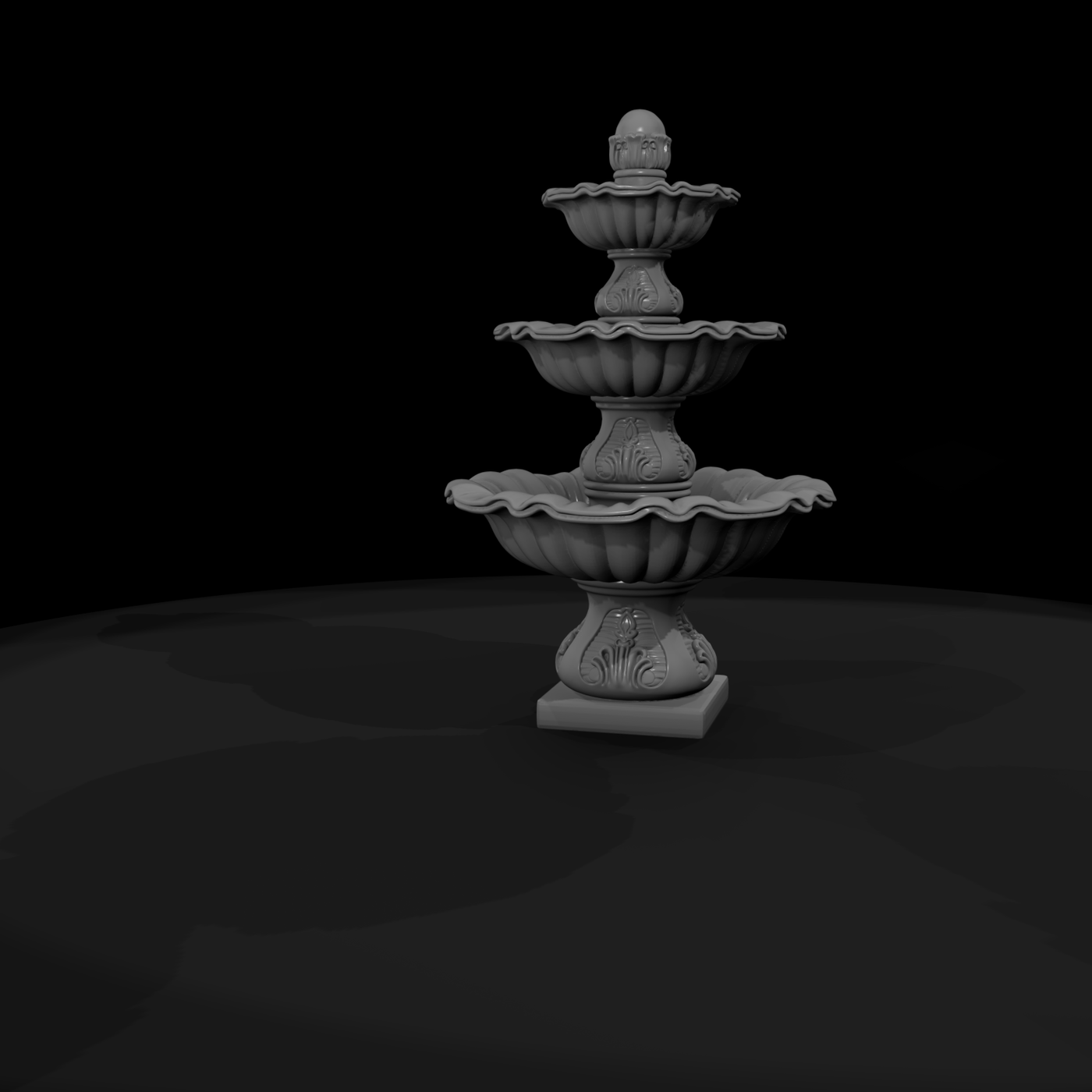Three-Tier Garden Fountain