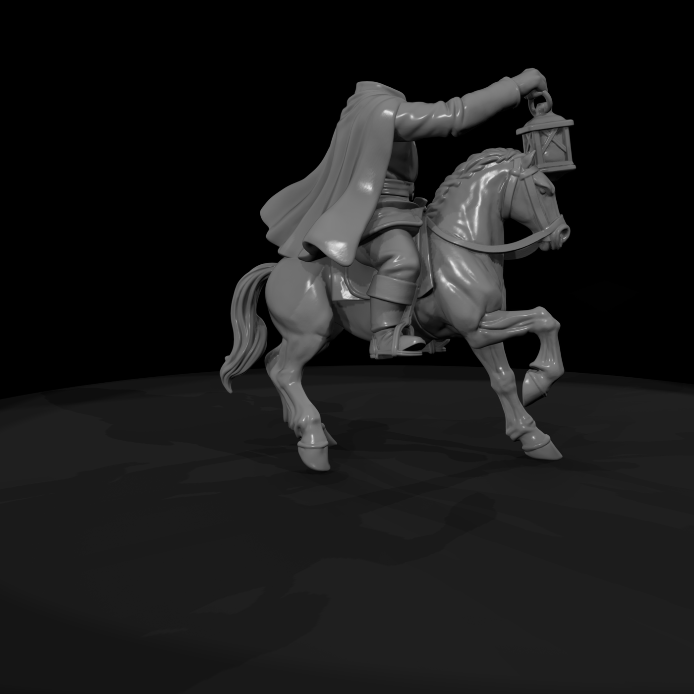 Myth 0412 Mythology Dullahan Miniature Figure