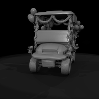 Parade-Decorated Golf Cart with Balloons — thumbnail 8