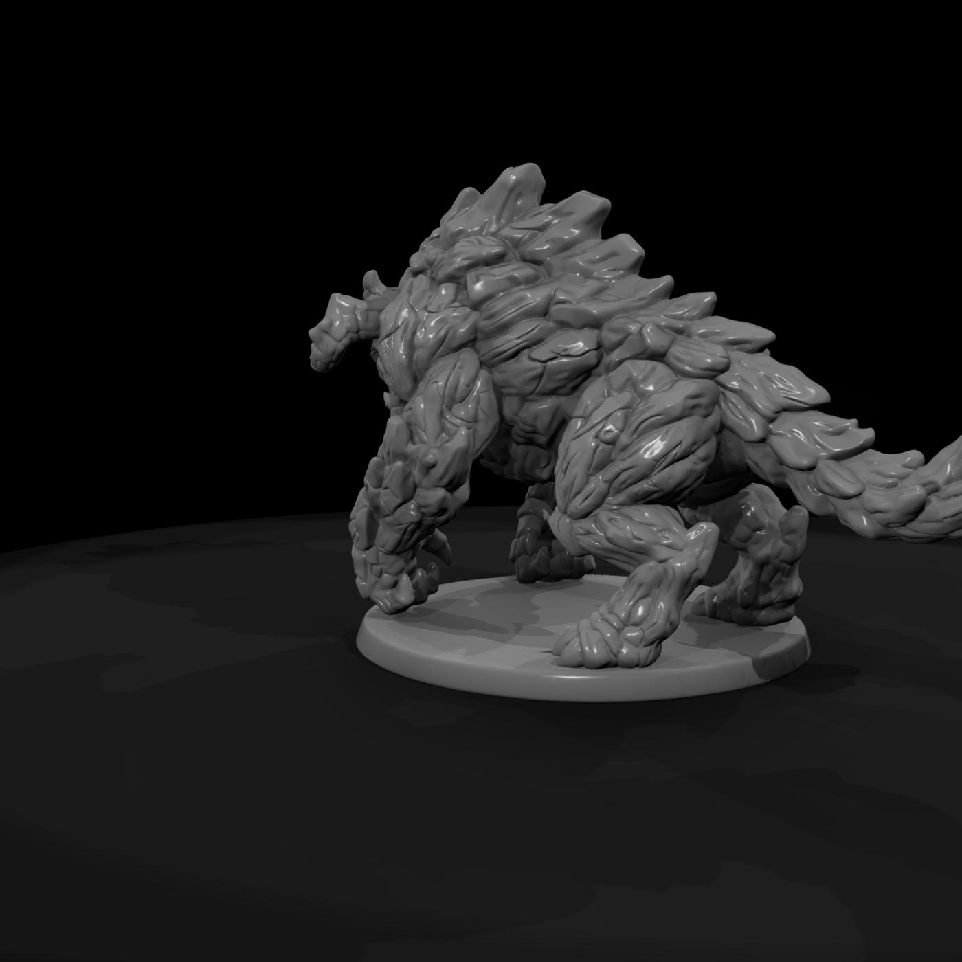 Creature Magma Core Golem Beast