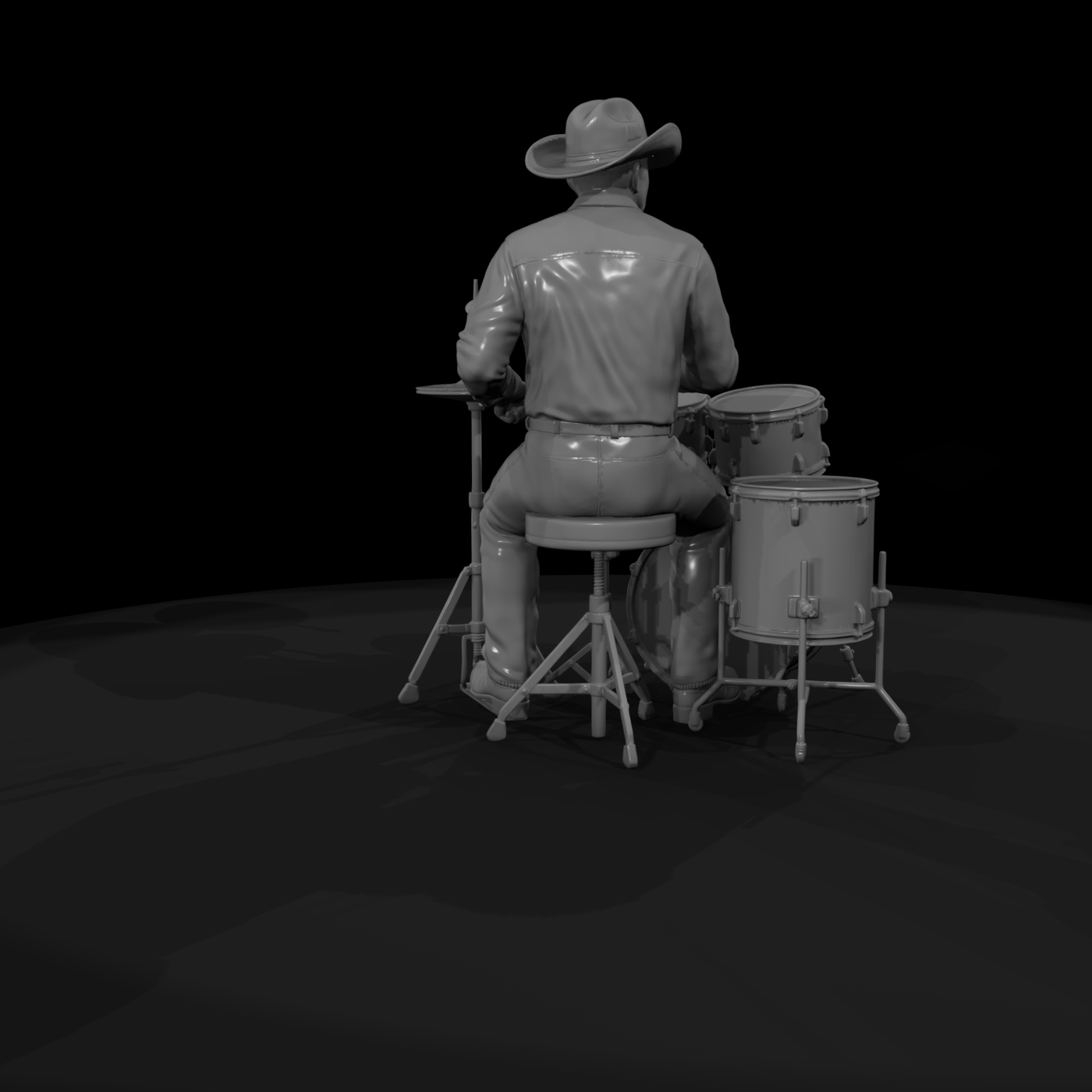 Bnd 009 Country Band Drums