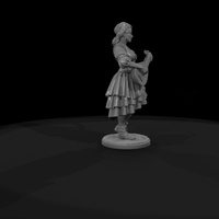 Wandering Minstrel Woman with a Lute — thumbnail 8