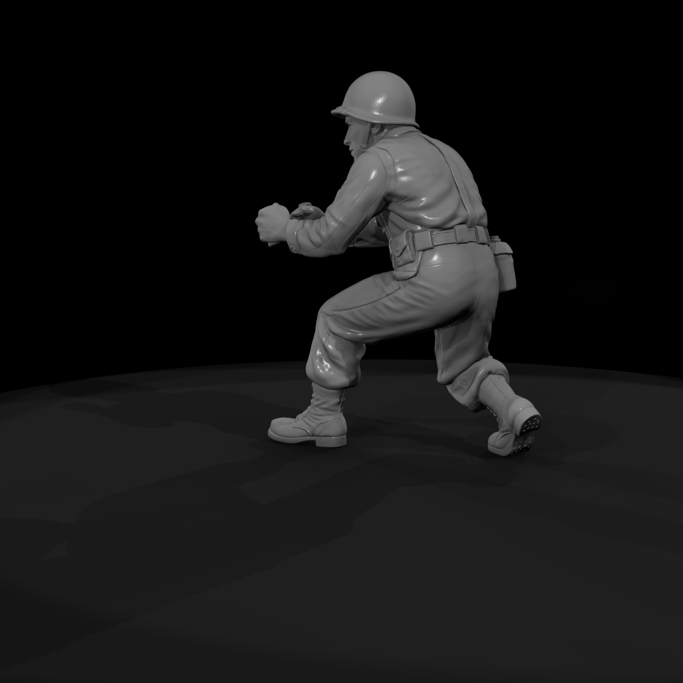 Ww2 Army 008 Wwii U S Army Artillery Crewman Figur